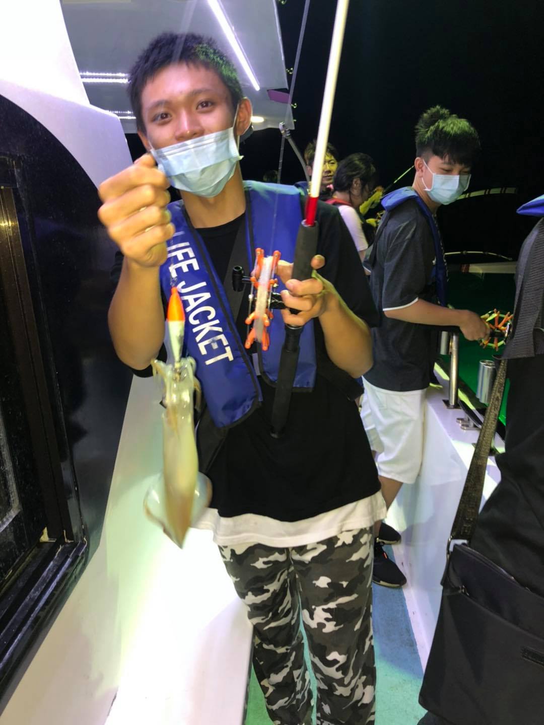 澎湖旅遊-夜釣小管